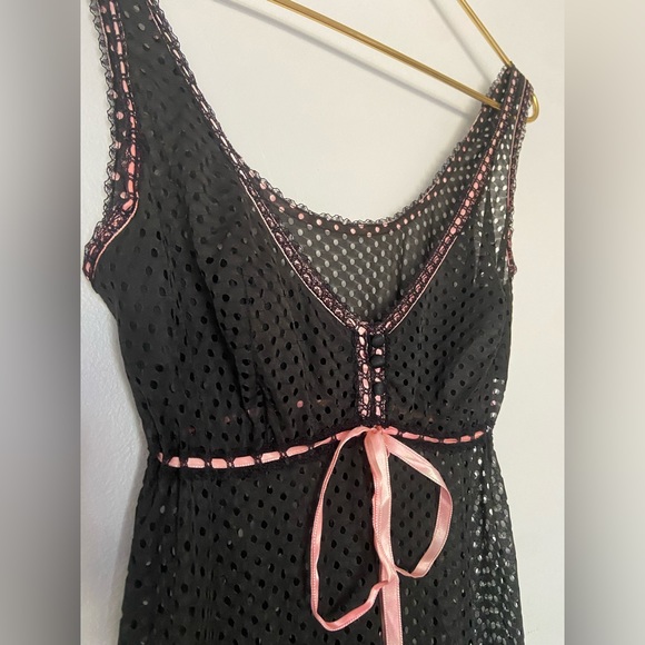 Frederick’s of Hollywood size medium mesh maxi slip dress - Picture 2 of 8